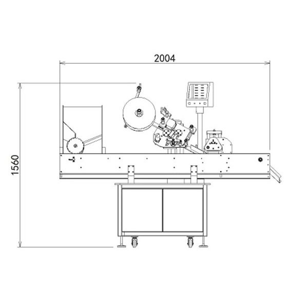 מכונת תיוג בקבוקון אוטומטית מלאה במהירות גבוהה לבקבוק קטן