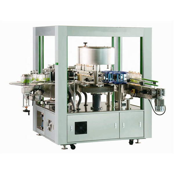 מכונת תוויות רוטרי מלפנים ומאחור