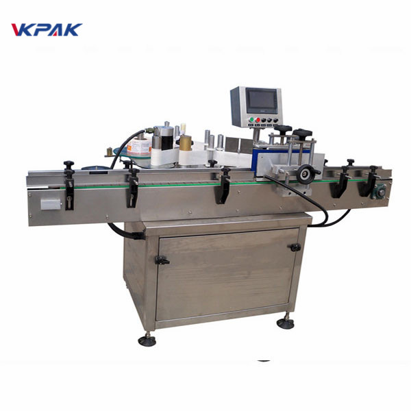 SUS304 סרוו מנוע אוטומטי בקבוק תוויות בקבוק עגול PLC