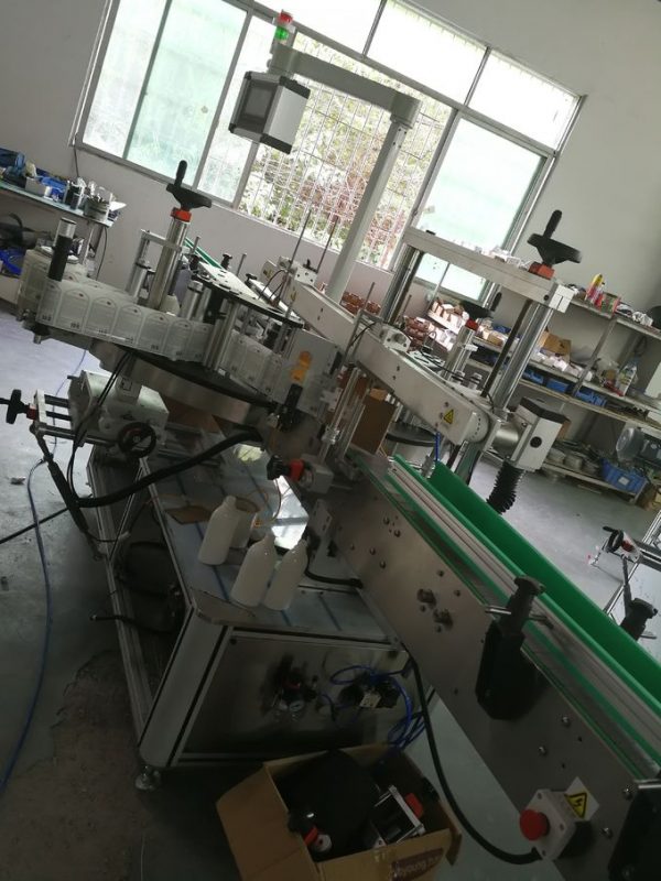 דבק עצמי מדבקת תיוג מכונה קדמית ואחורית, מוליך תווית בקבוק