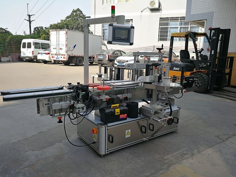 מכונת תיוג דביקה בצד כפול בקבוק שמפו בסין ספק אוטומטי מלא