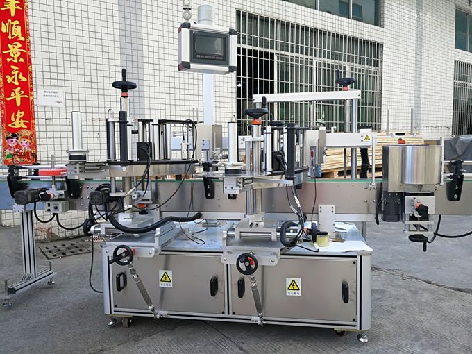 מכונת תיוג דביקה עצמית קדמית ואחורית דו צדדית עם מסך מגע אוטומטי מלא